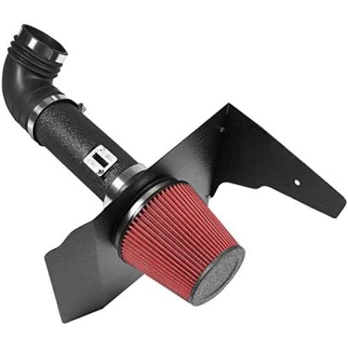 DNAMotoring AIP-2-HS-CAMARO10V8-BKBK Air Intake System and Heat Shield