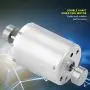 Vibrating Motor, DC Double Shaft Strong Vibration Vibrating Motor for DIY Electric Massager 12V 31mm Length