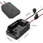 Power Wheel Adapter with Fuse&Switch,Secure Battery Adapter for Black+Decker 20V MAX Lithium Battery,with 12 Gauge Wire,Good Power Convertor for DIY Ride On Truck,Robotics,RC Toys and Work Lights