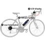 GOFEI New Electric Bike Conversion Kit with Battery, 36V / 350W E-Bike Rear Wheel Hub E-Bike Motor Kit Kettle Shape Design, for Road and Mountain Bikes