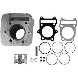 NICECNC Engine Cylinder Heads, Cylinder kit Piston 72mm Rings Gaskets Compatible with Suzuki GN250 DR250 GZ250 DR250S