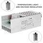 SCR Voltage Regulator 10000W Ultra High PowerSpeed Controller Dimmer Thermostat AC 110V 220V Voltage Regulator Speed Temperature Controller Speed Controller Dimmer Thermostat