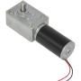 Electrical Motor 12V Reversible 27RPM PMDC Worm Geared Motor with Metal Gear Reducer Gearbox