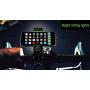 360 Degree Rotation Universal Bike Phone Mount Bicycle & Motorcycle Handlebar Cell Phone Holder with LED Light for 4.7