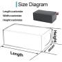 Wnicek 24V 25Ah Lithium Battery 7S 10P 25000mAh Ebike Lithium Battery Pack for Motor Within 600W for Electric Bicycle Electric Tools Scooters Electric Go-Kart with Charger