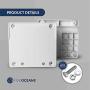 Five Oceans FO1586 Rail-Mount Outboard Motor Bracket, Up to 80 lb and 1 inch (25.4mm) Rail Diameter, UV-Stabilized Polypropylene, Stainless Steel Hardware Included