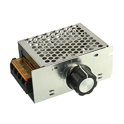BOJACK 4000W High Power SCR Electronic Voltage Regulator 220V AC Motor Speed Controller Dimmer Thermostat