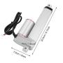 DC 12V Linear Actuator 750N Max Lift 100mm Stroke Electric Motor for Electroic Medical Auto Use