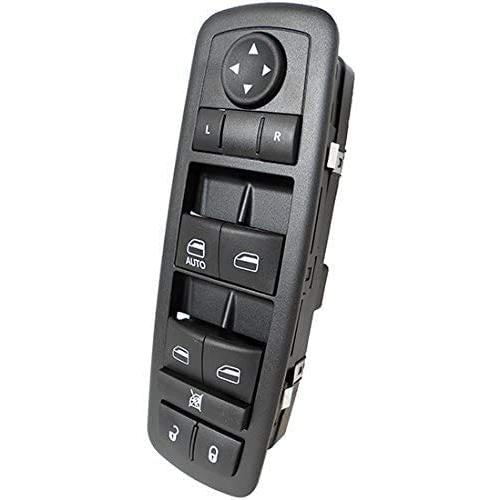 SWITCHDOCTOR Window Master Switch for 2009-2010 Dodge Journey, 2008-2012 Jeep Liberty and 2007-2011 Dodge Nitro (Green Light) SD4602632AH