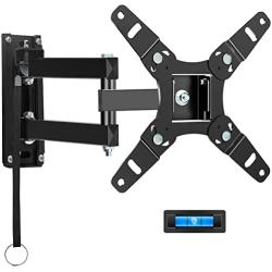 RV TV Mount for Most 13-45 inch TV, Lockable TV Wall Mount for Camper Trailer Motor Home, Articulating Arms Swivels Tilts Extension Rotation, VESA 200x200, up to 55 lbs