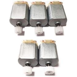 Pangocho Jinchao-Dc Motor 1.5V-6V 0.3A 16000RPM Mini DC Motor, for DIY Toys Hobbies Smart Car Motor 130 Small Motor, Micro DC Motor, Easy to Install (Speed(RPM) : Motor 18Tooth)