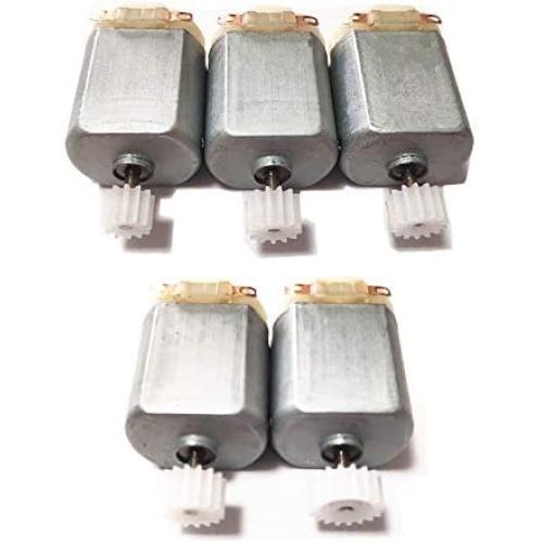 Pangocho Jinchao-Dc Motor 1.5V-6V 0.3A 16000RPM Mini DC Motor, for DIY Toys Hobbies Smart Car Motor 130 Small Motor, Micro DC Motor, Easy to Install (Speed(RPM) : Motor 18Tooth)