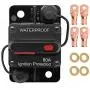 Disjoncteur 80 Ampère pour Tracteurs d'Épaisse Mer, Bateaux, ATVs, Alimentation Manuelle, Protection pour Systèmes Audio, Fusible 12V-48VDC, Étanche (80A) Disjoncteur 80 Ampère pour Tracteurs d'Épaisse Mer, Bateaux, ATVs, Alimentation Manuelle, Protection pour Systèmes Audio, Fusible 12V-48VDC, Étanche (80A)