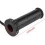 1 Pair 12V Motorcycle Heated Grips, Keenso Universal 7/8 Motorcycle ATV 22mm Handlebar Grips Heated/Voltmeter/ USB Charger for Motorcycle/Bike/ATV (12W - 24W)