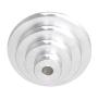 Homeswitch Aluminum 16mm Bore 4 Step A Type V-Belt Pagoda Pulley Belt Outer Dia 41-130mm