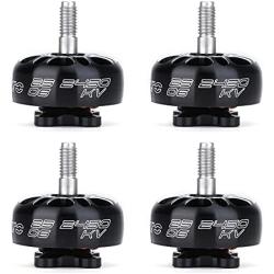 iFlight 4pcs XING-E Pro 2306 2450KV Brushless Motor 4S for QAV FPV Racing Drone Quadcopter Motor (Black)