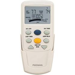 Universal Ceiling Fan Remote Control Kit with Receiver Replacement for Hampton Bay Harbor Breeze Hunter Timer LCD Display Temp 3-Speed FAN-9T L3HFAN-9T FAN-28R -Pikeman