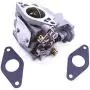 SouthMarine Boat Engine 66M-14301-12 Carburetor Assy and 66M-13646-00 Gaskets (2 pcs) for Yamaha 4-Stroke 15hp F15 Electric Start Outboard Motor
