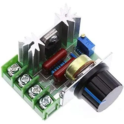 Régulateur de tension 220V 2000W SCR avec Dimmer, Contrôle de Vitesse, Thermostat Régulateur de tension 220V 2000W SCR avec Dimmer, Contrôle de Vitesse, Thermostat