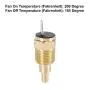 X AUTOHAUX Universal Automotive Radiator Engine Cooling Fan Temperature Thermo Sensor Switch 3/8