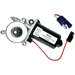 Aaiov 373566 RV Awning Motor Replacement Universal Black Connector Motor Compatible with Solera Power Awnings Motor