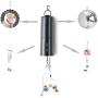 FENELY Wind Spinner Disco Ball Motor, Rotating Mobile Whirligigs Kinetic Outdoor with Battery, Mirror Ceiling Hanging for Yard Chime Wind Socks(1PC)