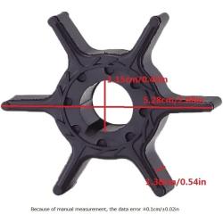 BODAO 63V-44352-01 Boat Engine Water Pump Impeller for Yamaha 8/9.9/15/20HP Outboard Motor