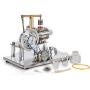 Sunnytech Hot Air Stirling Engine Motor Model Educational Toy Electricity Generator Colorful LED SC (SC02M)