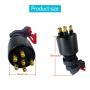 175974 Ignition Switch and Key Assembly with Lanyard, Fits for OMC Johnson Evinrude 40-200HP Outboard Motor | OE Replacement 5005801 357868