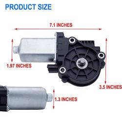 MOCW 676061 1101428 Motor Replacement Kit RV Stair Entry Step Motor Compatible with Kwikee,Repacement for Lippert Components 1101428 with 3 Screws, One Year Warranty