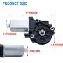 MOCW 676061 1101428 Motor Replacement Kit RV Stair Entry Step Motor Compatible with Kwikee,Repacement for Lippert Components 1101428 with 3 Screws, One Year Warranty