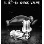 Hand Fuel Line Outboard Primer Bulb Assembly Kit with Connector for Motor Vehicle Marine Boat, 5/16
