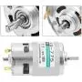 XD-775 DC Motor 12V, High Torque DC Motor High Speed 10000rpm Double Ball Bearing Motor, Low Noise Gear Motor for Small Lathe, Precision Machine Battery Car