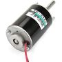 12V/24V 30W CW/CCW Permanent Magnet DC Motor Reversible Electric Gear Motor High Speed for DIY Generator (24V 6000RPM)