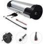Jieoto Kettle Battery Kettle 48V 8Ah/10Ah/13Ah/15Ah 700W 500W 350W 250W 200W Mid Drive Motor Conversion Kit for Road Bike Mountain Bike Mid Drive System with LCD Display.
