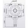 60mm BLDC motor 48 V 3000 rpm (Rated Torque 0.5 N.m)