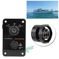12V Outboard Single Engine Key Switch Panel Single Key Switch Panel Assembly for Outboard Ignition Switch Yacht 704-82570-12-00