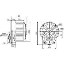 L-faster 24V36V 450W Electric Brush Motor Electric Bike Aluminium DC Motor MY1018 Electric Bicycle Conversion Kit Motor
