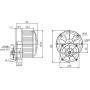 L-faster 24V36V 450W Electric Brush Motor Electric Bike Aluminium DC Motor MY1018 Electric Bicycle Conversion Kit Motor