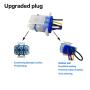 Upgraded WR60X26866 Refrigerator Evaporator Fan Motor, Replaces WR60X26033 WR60X10357 WR60X10341 WR60X10356 etc, Fit for GE Refrigerator 15-Year Warranty