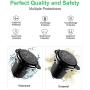 Quick Charge 3.0 Dual USB Charger Socket, Waterproof 12V/24V USB Outlet QC3.0 Fast Charger Socket with Touch Switch DIY Kit for Car, Golf Cart, Marine, Boat, RV, Motorcycle, Truck,etc(Green-2Pack)
