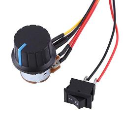 Speed Controller, DC 10-50V 100A Motor Speed Controller PWM Control Switch Governor for Car Cooling Fan Motor, Exhaust Blower, Car Air Conditioning Motor