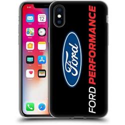 Head Case Designs Officially Licensed Ford Motor Company Performance Oversized Logos Soft Gel Case Compatible with Apple iPhone X/iPhone Xs