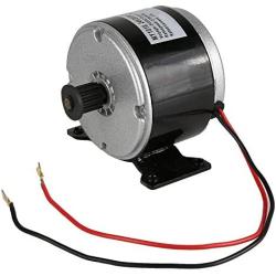 Electric Scooter Motor, MY1016 24V 300W Aluminum Small Portable Brush Motor for Electric Scooter Vehicle