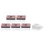 5Pcs A4988 Stepper Motor Driver Module with 5Pcs Aluminum Heat Sink Accessories for Printer and CNC Machine
