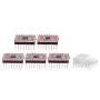 5Pcs A4988 Stepper Motor Driver Module with 5Pcs Aluminum Heat Sink Accessories for Printer and CNC Machine