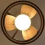 Ceiling Fan With Light Remote Control, Home Cage Ceiling Fan Light With Reversible 6-Speed Motor, Suitable For Bedroom, Living Room, Kitchen, Porch, etc. (With LED Light Source)