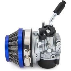 Racing Carburetor 2 Stroke Carb Carburetor with Air Filter for 80cc 49cc 66cc 70cc 2 - Stroke Engine Motorized Bicycle Bike - Blue by IVONNEY