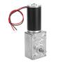 Geare Motor, 24V High Torsion  Reversible Worm Gear Motor Speed Reduce Electric Gearbox Motor 8mm Shaft Speed Reduce Motor for Smart Devices,Curtain Machines,etc(10RPM)