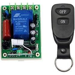 Calvas 220V AC 1CH 30A Relay Remote Control Switch RF Wireless Remote Controller LED Lamp Motor Waterpump 3000W High Load Power Remote